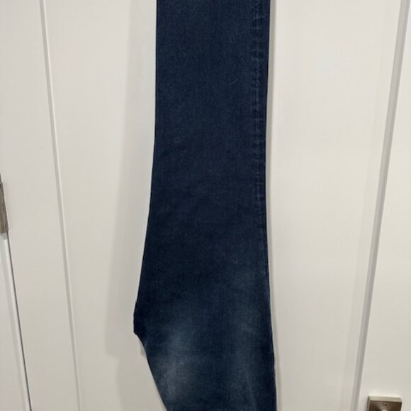 Luigi Borrelli Napoli Slim-Fit Deep Medium Blue Denim Jeans 34 - Picture 2 of 14